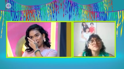 Daniela Darcourt lloró al escuchar a su mamá dedicarle una canción