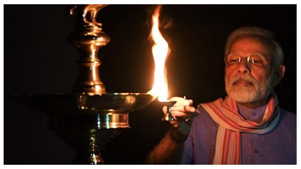 PM Modi Lights Lamp, Leads India's Fight Against Coronavirus