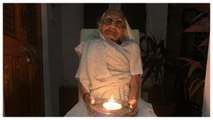 Heeraben, Mother Of PM Modi, Lights Earthen Lamp At Her Residence