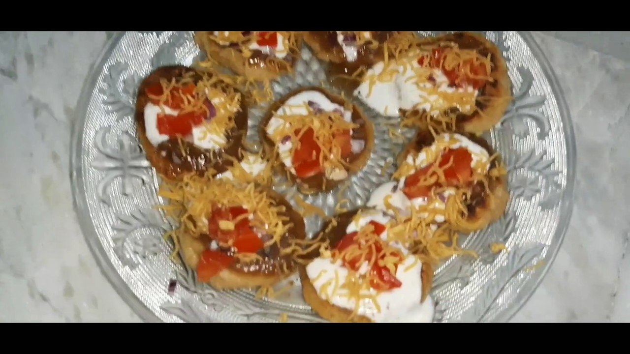 Homemade Alu tikki Chat