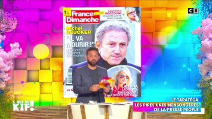 Les pires unes mensongères de la presse people !