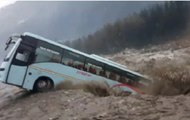 Himachal Pradesh floods: Bus drowns in Manali