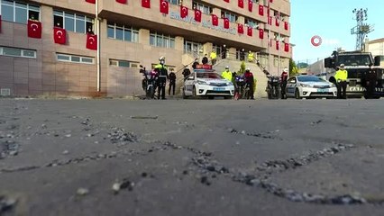 Yozgat emniyeti, 19.19'da İstiklal Marşı'nı okudu