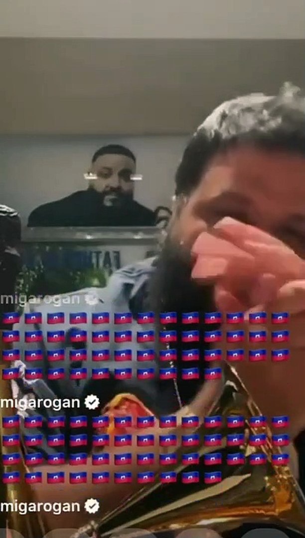 ⁣DJ Khaled throws IG LIVE PLATINUM PARTY for FATHER OF ASAHD with JOHN LEGEND YOUNG YEEZY & JUSTI