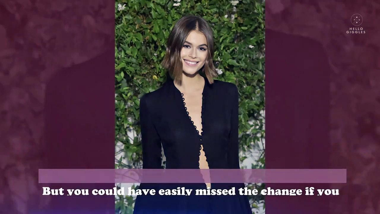 Kaia Gerber dyed her hair blonde, but we were so distracted by her cast we almost missed it