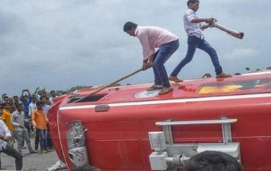 Maratha reservation stir: Violence erupts again, several vehicles torched