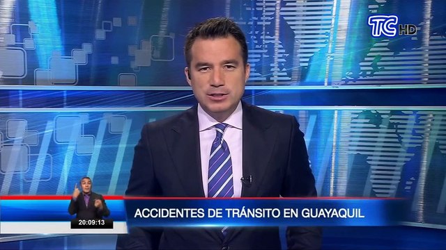 Un muerto y varios heridos en accidentes de tránsito en Guayaquil