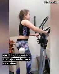Niña de 10 años usa el ejercicio para recaudar dinero para la un hogar de ancianos