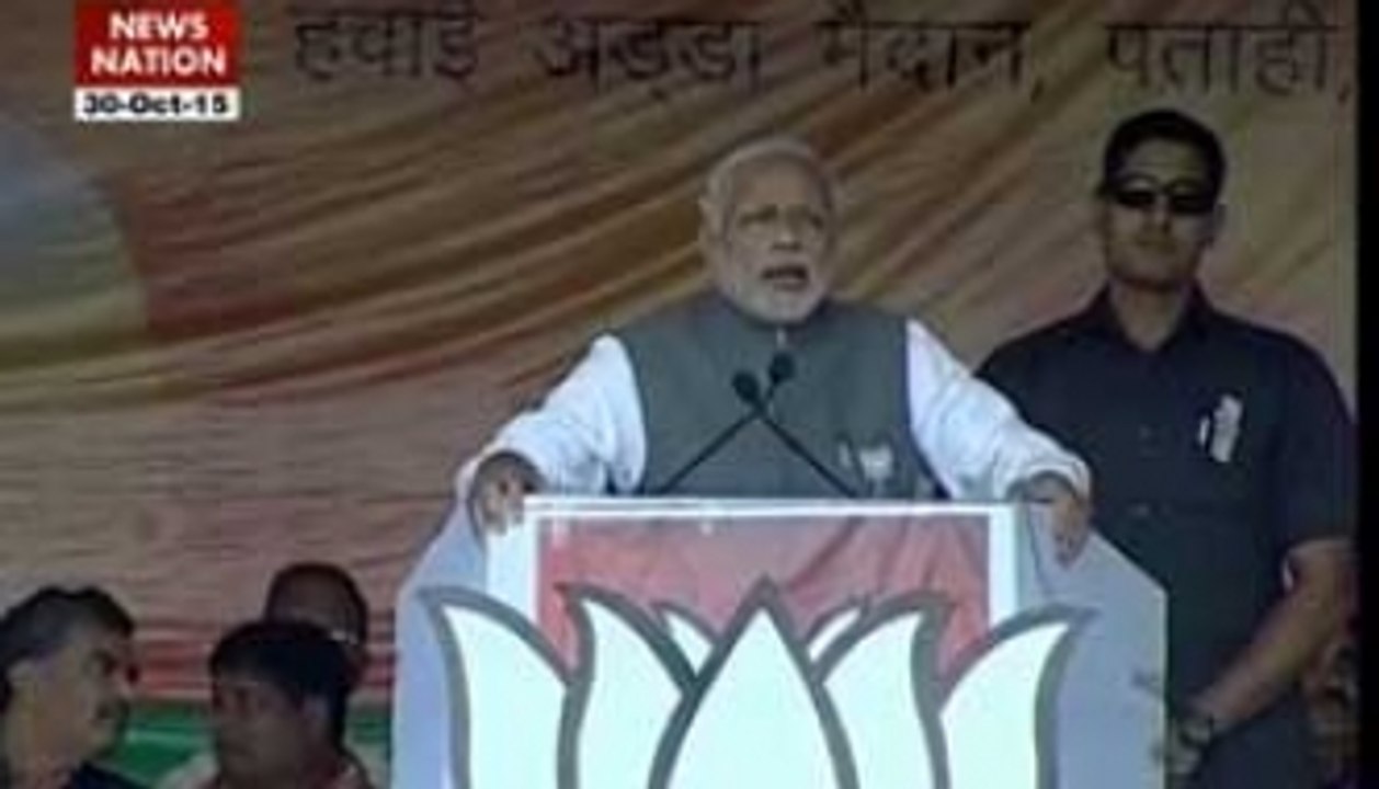 Modi attacks Nitish-Lalu