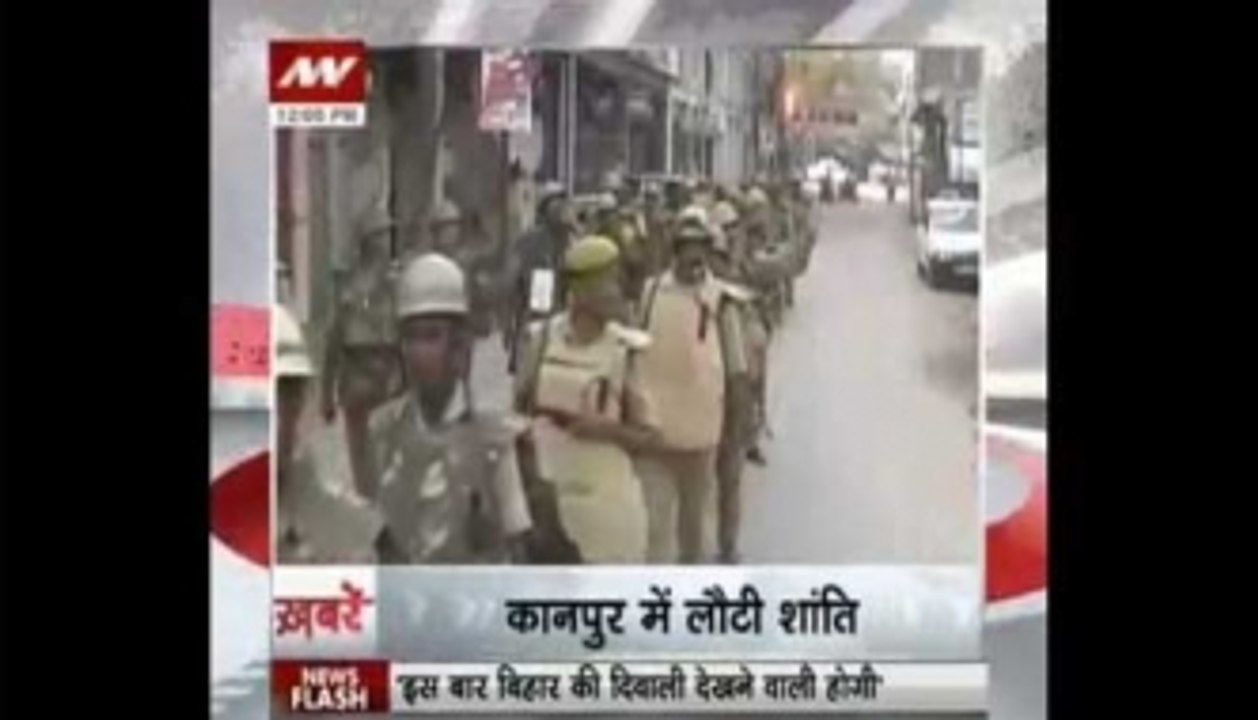 Peace back in Kanpur
