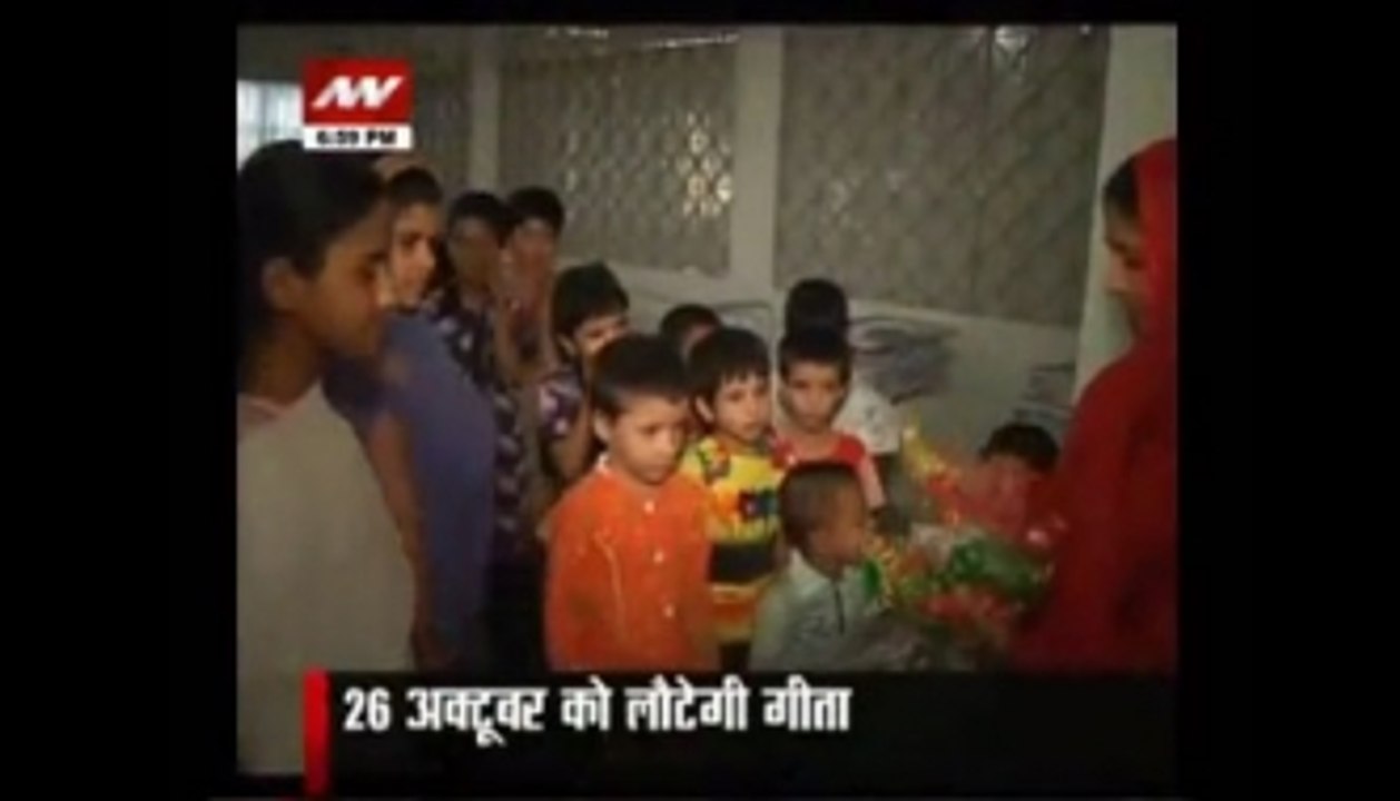 Stranded girl Geeta set to return India on October 26