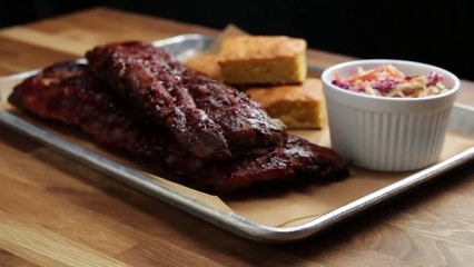 Sticky oven barbecue ribs
