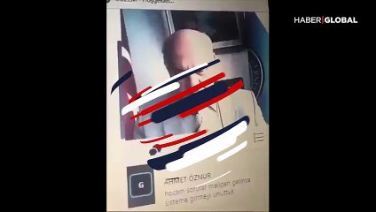 Kameranın açık olduğunu unutan dekan: Kızların resimlerini de görüyoruz böylece çaktırma