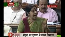 Question Hour: Rahul Gandhi vs Sushma Swaraj