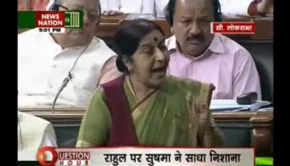 Question Hour: Rahul Gandhi vs Sushma Swaraj