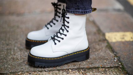 White doc martens on sale fake