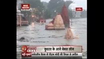 Raging Shipra river sinks temples