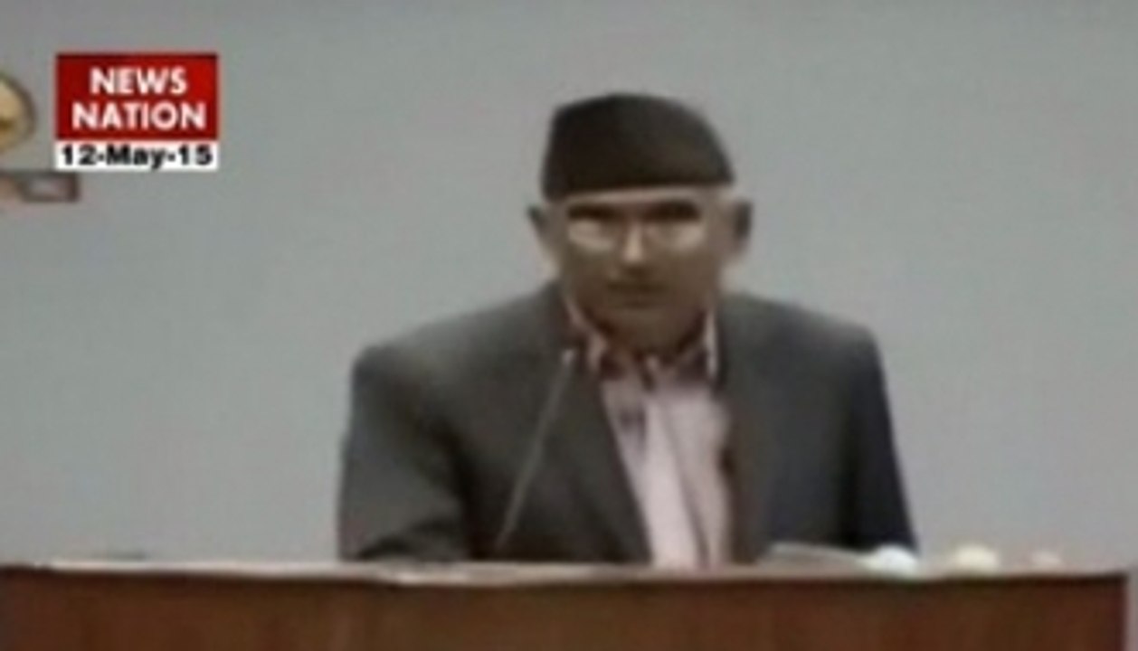 Watch: Earthquake shakes Nepal Parliament