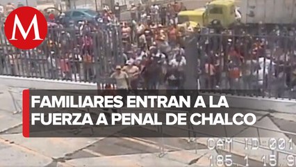 Se registró una riña en el penal de Chalco, familiares entraron por la fuerza