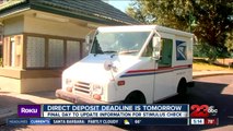 Direct deposit deadline for stimulus checks is Wednesday