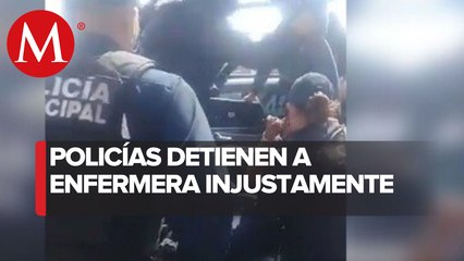 Enfermera pide a policías sana distancia y es atacada en Ecatepec
