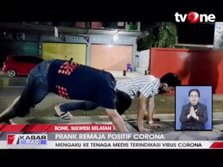 Prank Mengaku Positif Corona, 4 Remaja Diamankan Petugas