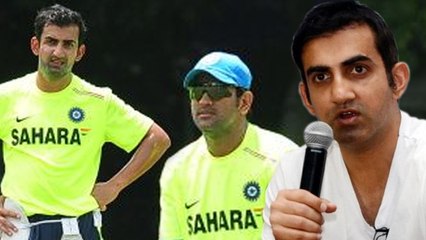 I have seen Dhoni lose his cool: Gambhir