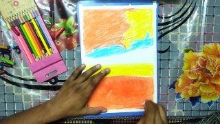 Beautiful & very easy Tree landscape drawing for beginner's | Colour of Art