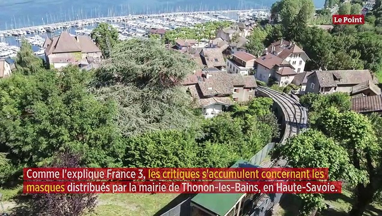 Polémique sur les masques distribués par la mairie de Thonon-les-Bains