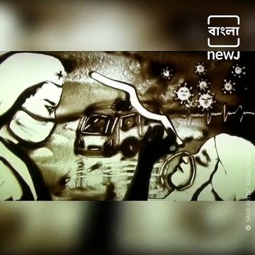 Watch How Sand Artist Badal Barai Paid Tribute To Corona Warriors
