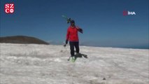 Mayıs ayında kayak keyfi