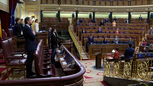 El Congreso guarda minuto de silencio por los casi 27.000 fallecidos