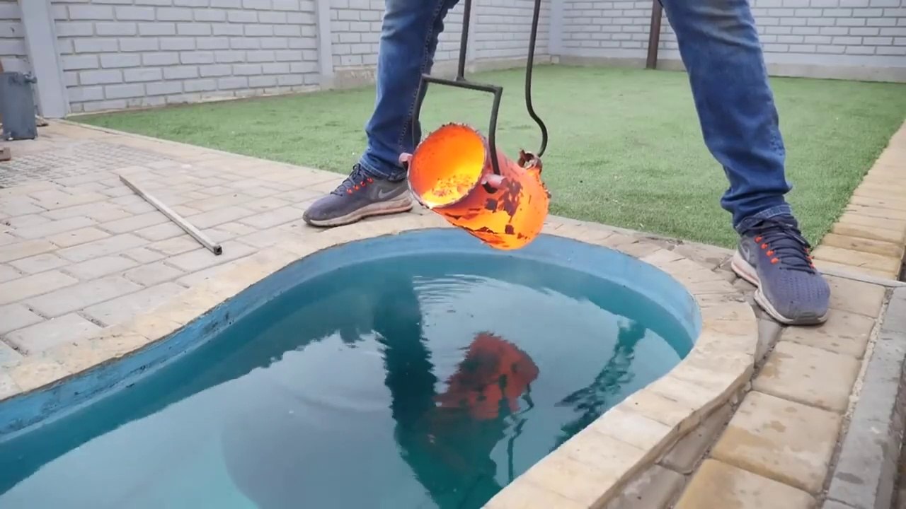 LAVA_vs_POOl amazing experiment ,
