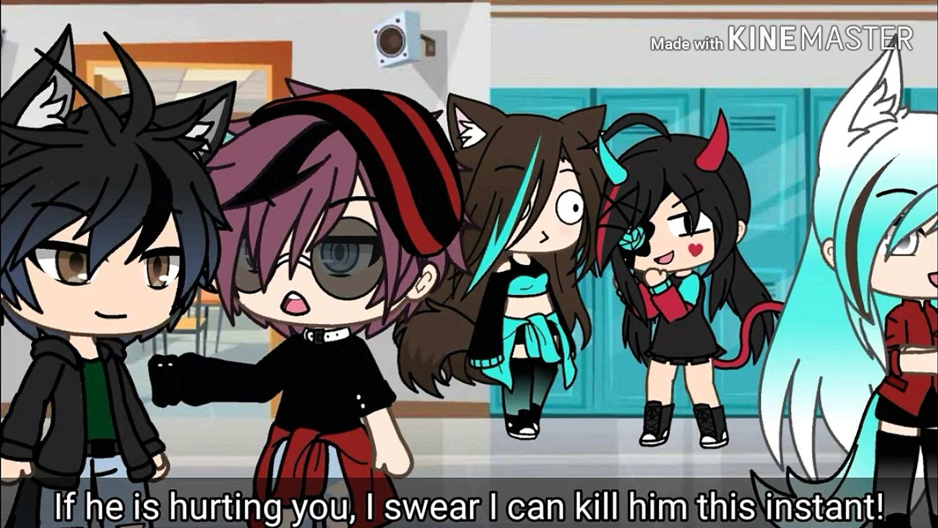 The Yandere And The Bad Boy Glmm Warning Swear Words And A Little Blood Video Dailymotion