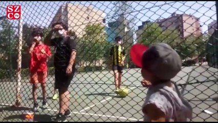 Çocuklar parklara akın etti