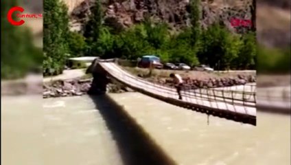 Yer: Artvin... Milli sporcudan korkutan atlayışı kamerada!