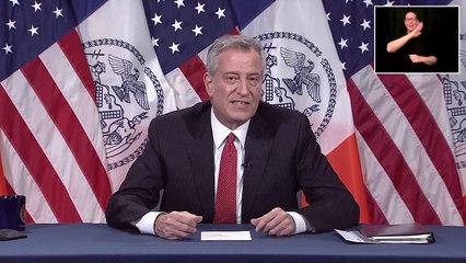LIVE: Mayor Bill de Blasio gives an update on New York City's COVID-19 response
