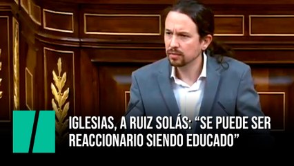 "Yo no le interrumpo cuando interviene y usted me grita desde la tribuna y me insulta"