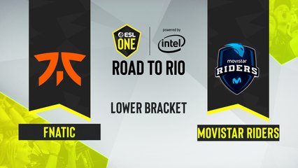 CSGO - Movistar Riders vs. Fnatic [Inferno] Map 2 - ESL One Road to Rio - 11:12 Decider - EU