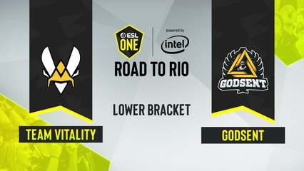 CSGO - Team Vitality vs. Godsent [Dust2] Map 1 - ESL One Road to Rio - Lower Bracket - EU