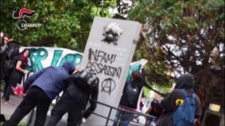 Bologna - violenze e incendi del gruppo anarchico: 12 arresti