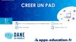 Créer un pad sur Apps.education.fr
