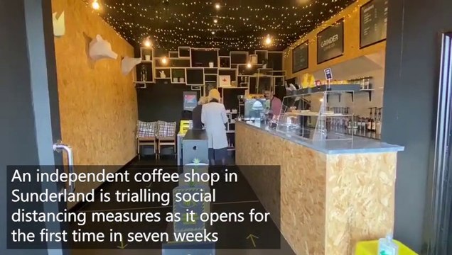 Grinder Coffee reopens with new social distancing measures in place
