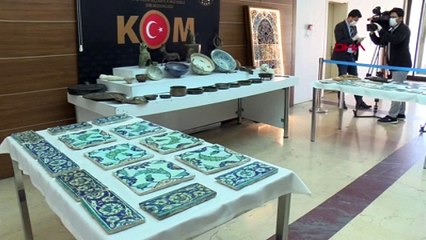 İstanbul'da 78 parça tarihi eser ele geçirildi