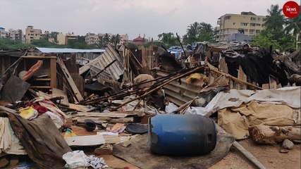 Bengaluru slum burned down in March, but no arrests yet: The story of Kodandrama hutments