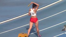 Cute Athletic Women Japanese Player 女子陸上 100メートルリレー 5.10.15