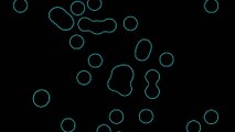 2D metaballs animation with blender and animation nodes add on.