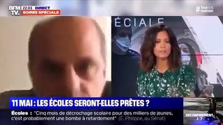 Le ministre de l'éducation Française met un live au JT  en dirécte de son toilette et faisant Caca