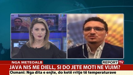 Report TV -Meteorologu Hakil Osmani: Nuk do të mungojnë reshjet e shiut gjatë majit