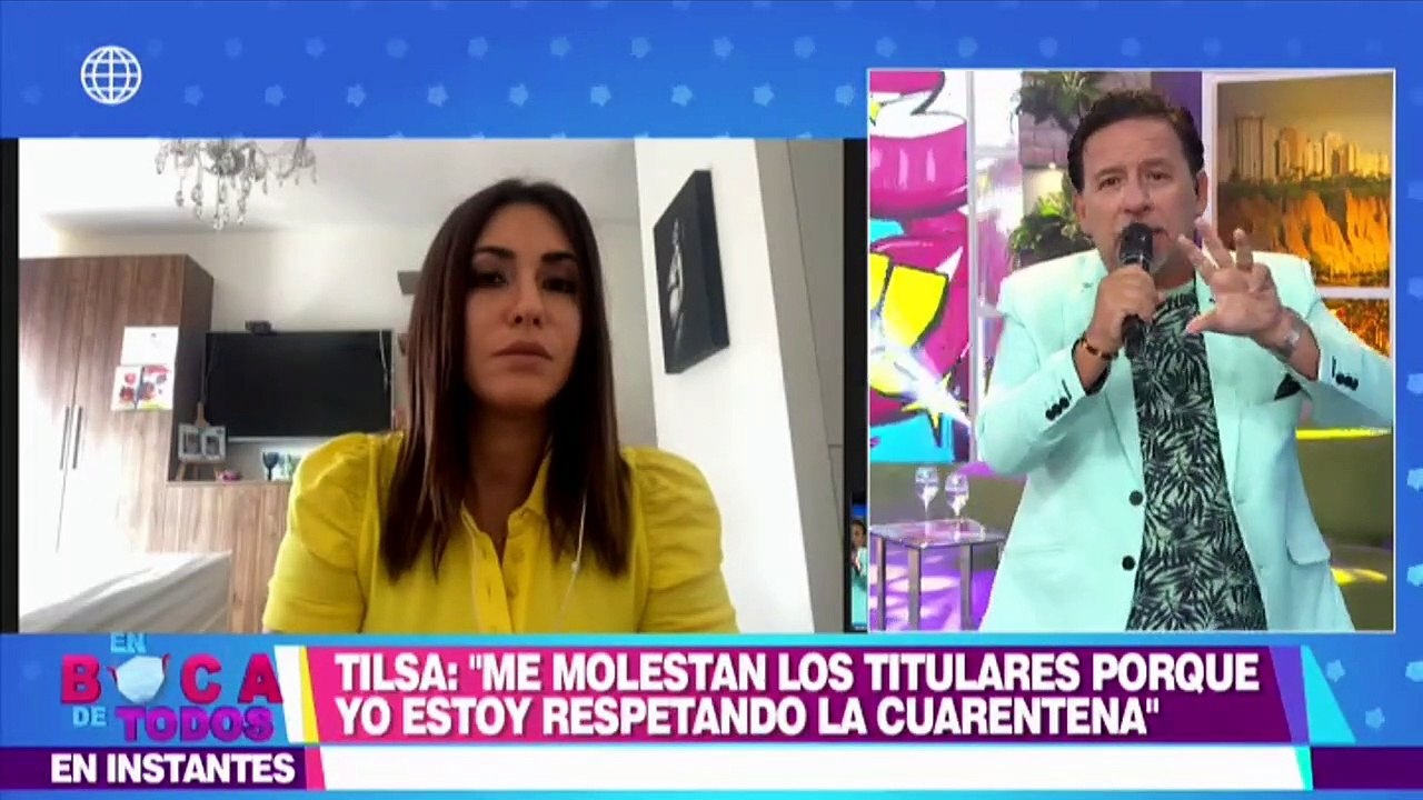 Tilsa Lozano habló de la polémica visita de Jackson Mora
